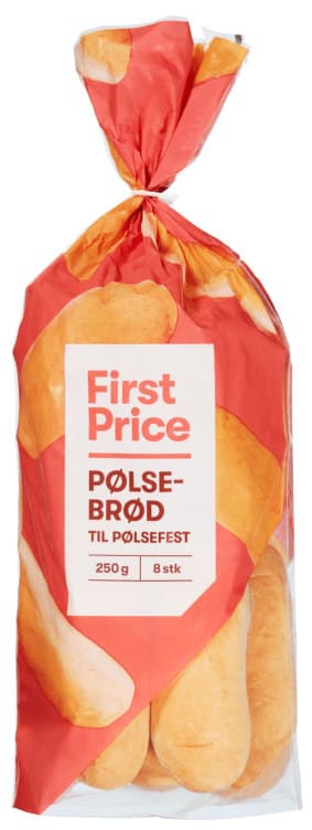 Pølsebrød 8stk First Price