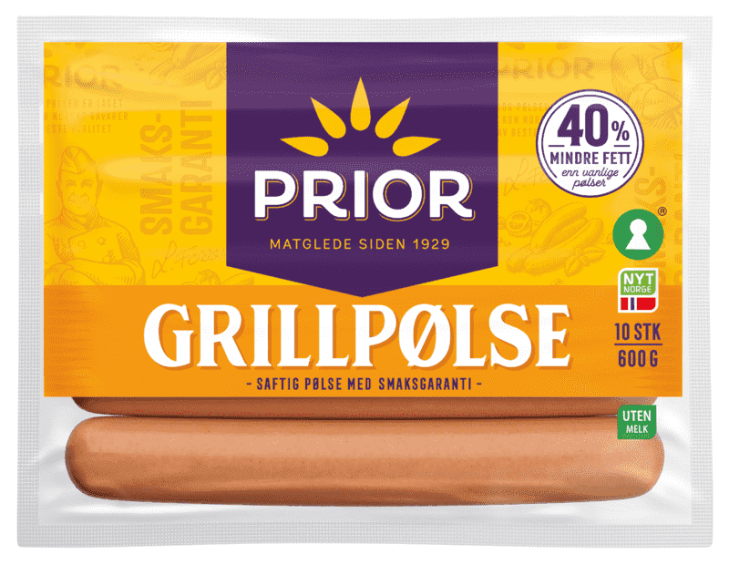 Grillpølser Kylling/Kalkun 600g Prior